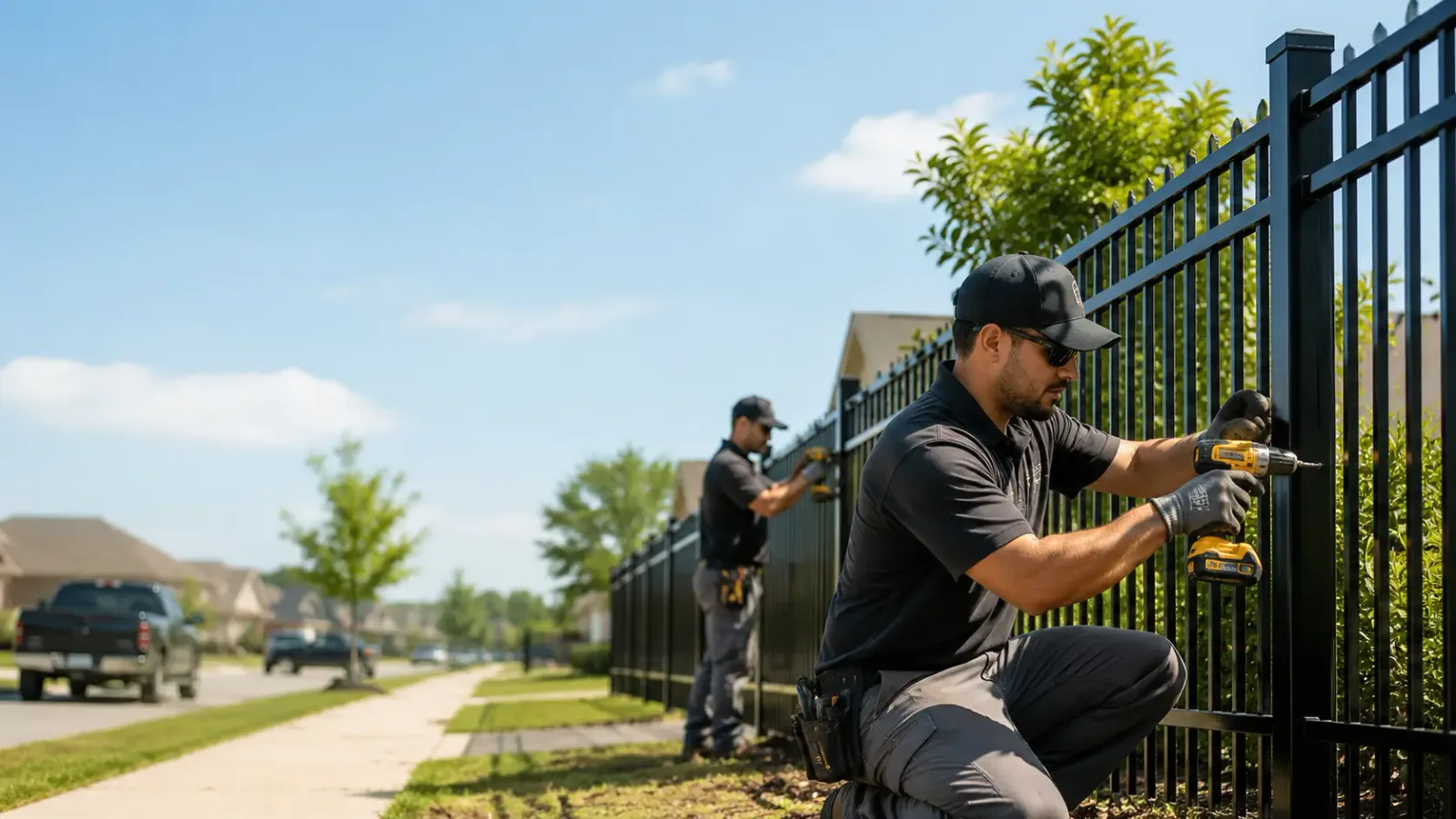 Metal Fence Installation in Sherman, MS